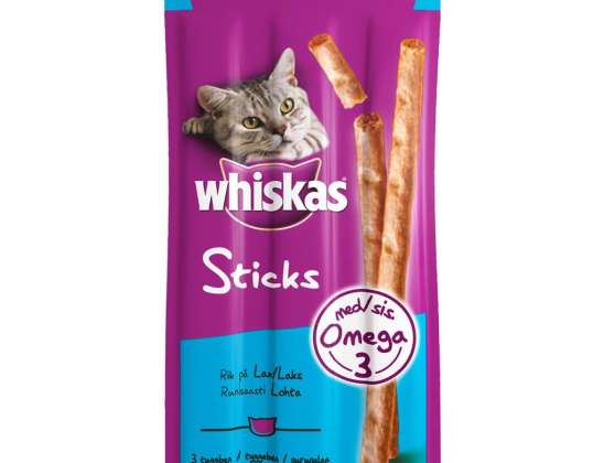 WHISKAS STICKS GR.18 LACHS LEBENSMITTEL BESCHREIBUNG 3376
