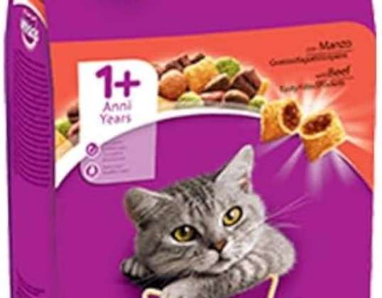 WHISKAS CRUNCHY KG.1.4 RINDFLEISCH FUTTER FÜR ERWACHSENE KATZEN BESCHREIBUNG 3409