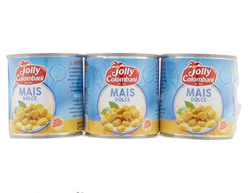 JOLLY COLOMBANI MAIS 3X160 GR. LEBENSMITTELBESCHREIBUNG 1916