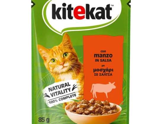 KITEKAT RINDFLEISCHSTÜCKE GR.85 BEUTEL LEBENSMITTELBESCHREIBUNG 3354