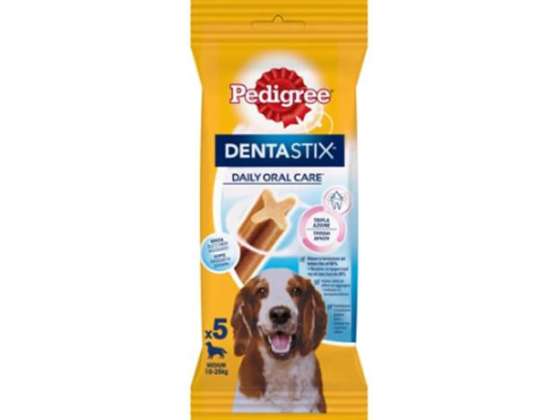 PEDIGREE DENTASTIX MEDIUM GR.128 SNACK MUNDHYGIENE LEBENSMITTEL BESCHREIBUNG 3369
