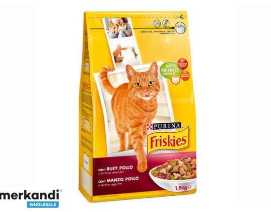 FRISKIES VITALITY PIU'CROCC. GATTO MAN/POL/VER KG.4 LEBENSMITTEL BESCHREIBUNG 3262