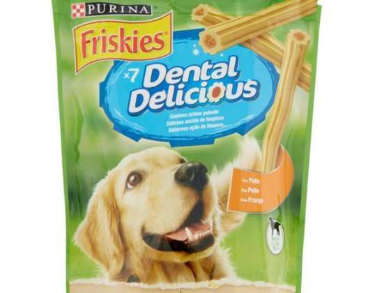 FRISKIES DENTAL DELICIOUS CHICKEN MED/LARGE GR.200 LEBENSMITTELBESCHREIBUNG 3296