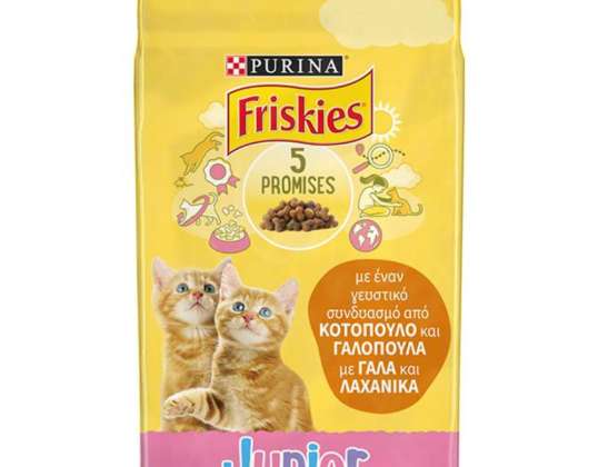 FRISKIES JUNIOR HUHN/PUTE UND MILCH/GRÜN GR.375 LEBENSMITTELBESCHREIBUNG 3423