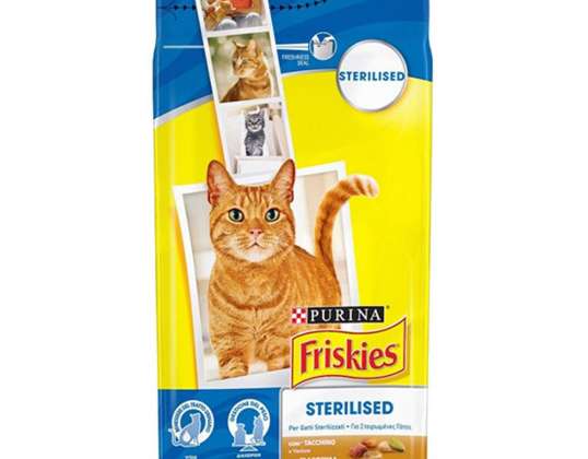 FRISKIES STERILOIDUT KISSAT KALKKUNA/VERD. KG.1.5 ELINTARVIKKEEN KUVAUS 3578