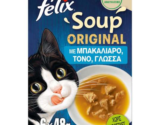 FELIX SUPPENAUSWAHL MIT FISCH GR.48X6 LEBENSMITTELBESCHREIBUNG 3516