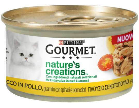 GOURMET NATURE'S CREATIONS HUHN GR.85 LEBENSMITTELBESCHREIBUNG 3529