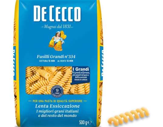 DE CECCO FUSILLI GRANDI N.334 GR.500 LEBENSMITTELBESCHREIBUNG 2850