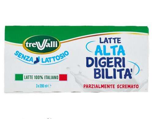 TREVALLI LATTE PARZIALMENTE SCREMATO S/L ML.200X3 FOOD DESCRIPTION 2178