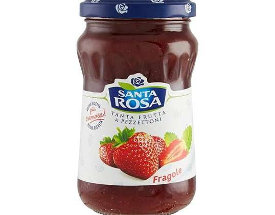 SANTA ROSA KLASSISCHE MARMELADE GR.350 ERDBEEREN LEBENSMITTELBESCHREIBUNG 1985