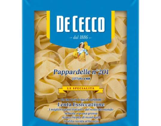 DE CECCO SPEZIALITÄT GR.500 GREIß PAPPARDELLE N.201 LEBENSMITTELFACH BESCHREIBUNG 2993