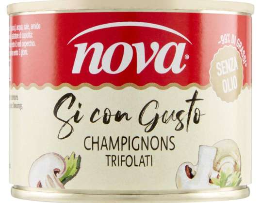 NOVA SAUTIERTE CHAMPIGNONS CHAMPIGNONS ML212 OHNE ÖL LEBENSMITTEL BESCHREIBUNG 3617