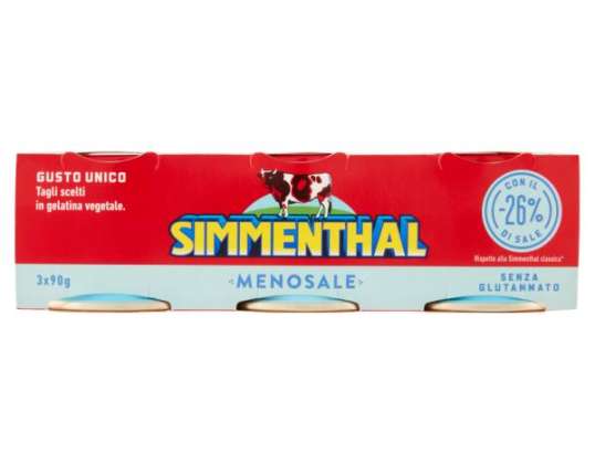 VIANDE BOUILLIE SIMMENTHAL GR.90X3 MOINS SEL DESCRIPTION ALIMENTAIRE 2124