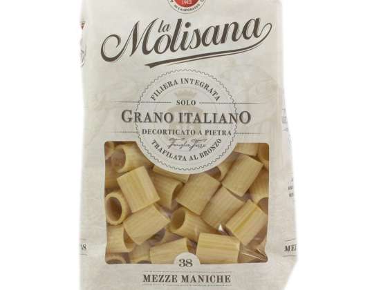 LA MOLISANA GR.500 MEZZE MANICHE RIGATE N.38 LEBENSMITTEL BESCHREIBUNG 2908