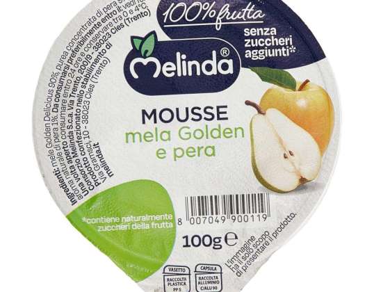 MELINDA APPLE AND PEAR MOUSSE GR.100 FOOD DESCRIPTION 2062