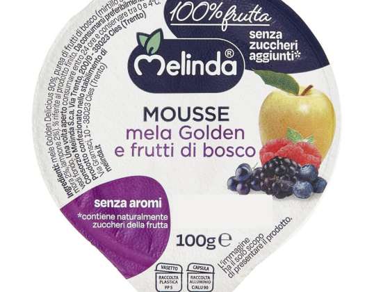 MELINDA APPLE AND BERRIES MOUSSE GR.100 FOOD DESCRIPTION 2069