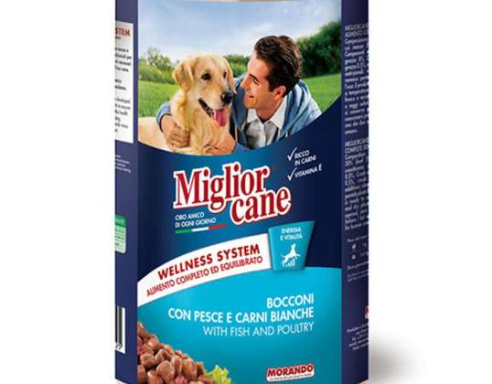 BEST DOG BOCCONI KG.1.250 FISCH/WEISSES FLEISCH FUTTER BESCHREIBUNG 3485