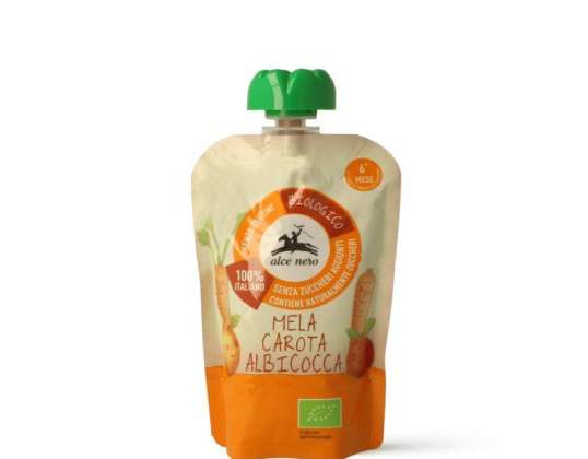 ALCENERO APPLE/CARROT/APRICOT PUREE GR.100 FOOD DESCRIPTION 2060