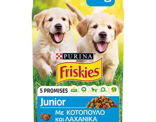 FRISKIES JUNIOR DOG HUHN/GEMÜSE &amp; MILCH KG.3 FUTTER BESCHREIBUNG 3419