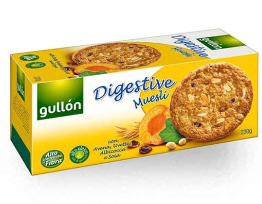 GULLON DIGESTIVE GR.230 MUESLI CASE MAT BESKRIVELSE 921