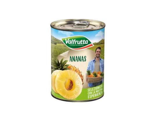 VALFRUTTA ANANAS IN SIRUP GR.822 LEBENSMITTELBESCHREIBUNG 1630