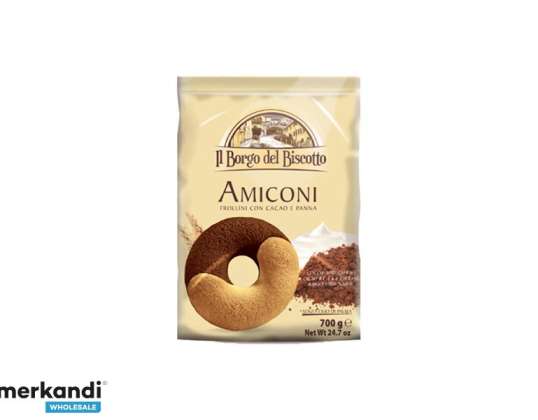 IL BORGO DEL BISCOTTO FROLLINI GR.600 AMICONI MED FLØTE OG KAKAO MAT BESKRIVELSE 908