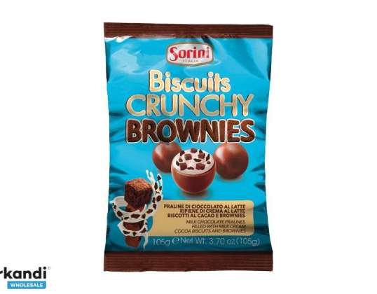 SORINI KJEKS CRUNCHY BROWNIES BAG GR.105 MATBESKRIVELSE 165