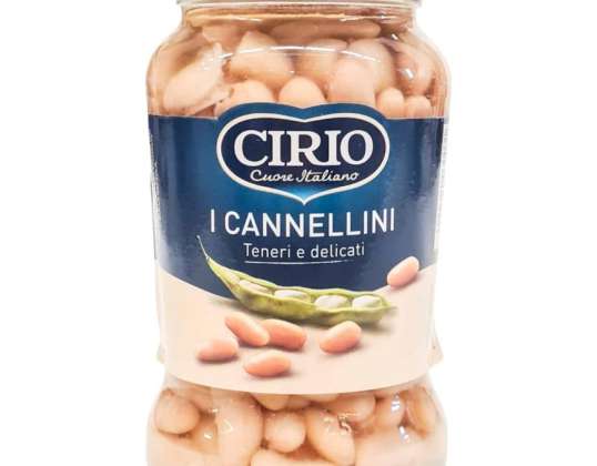 CIRIO FAGIOLI CANNELLINI GLAS GR.370 LEBENSMITTELBESCHREIBUNG 1857