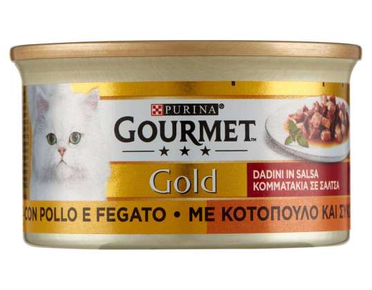 GOURMET GOLD GEWÜRFELTE LEBER &amp; HUHN GR.85 LEBENSMITTELBESCHREIBUNG 3274