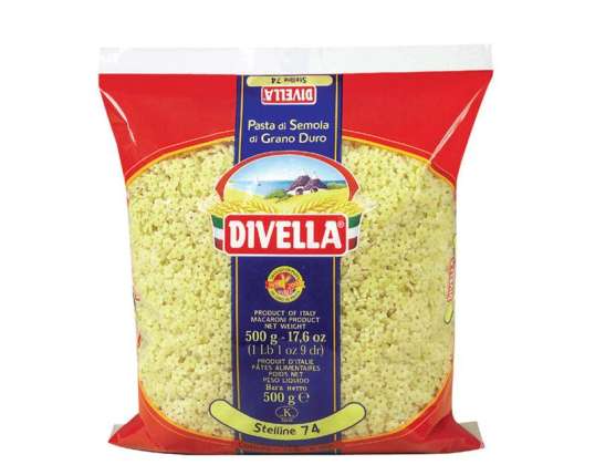 DIVELLA GR.500 STELLINE N°74 LEBENSMITTELBESCHREIBUNG 2818