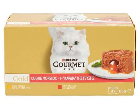 GOURMET GOLD WEICHES HERZ RIND/HUHN GR.85X4 LEBENSMITTELBESCHREIBUNG 3581