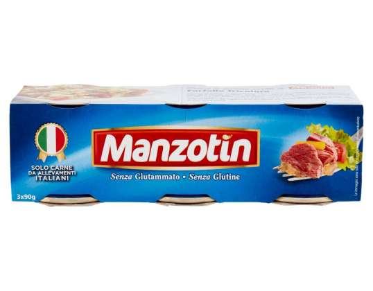 MANZOTIN CARNE GR.90X3 LEBENSMITTEL BESCHREIBUNG 2120