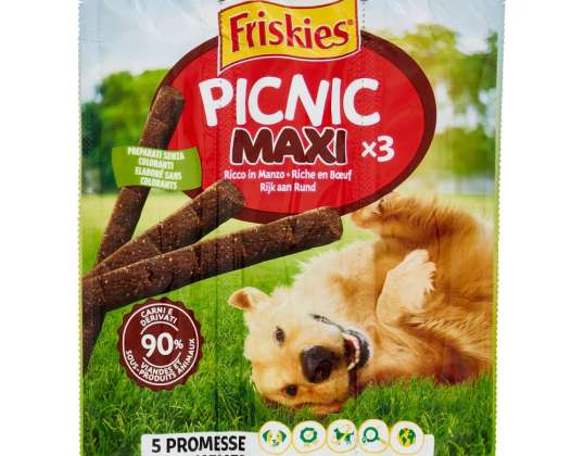 FRISKIES MAXI PICKNICKSTÖCKE REICH AN RIND GR.45 LEBENSMITTELBESCHREIBUNG 3263