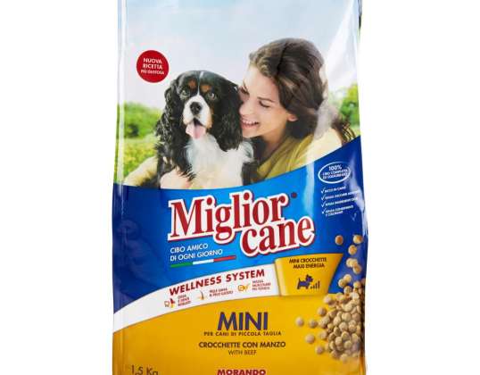 BEST DOG KIGGLES MINI BEEF KG.1,5 LEBENSMITTELBESCHREIBUNG 3229