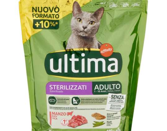 ULTIMA CAT STERILISIERTES RINDFLEISCH GR.440 LEBENSMITTELBESCHREIBUNG 3375