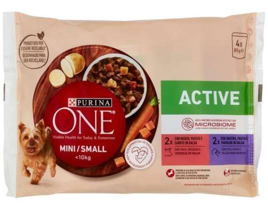 ONE DOG MINI ACTIVE RIND/ENTE IN SOSSE GR.85X4 FUTTER BESCHREIBUNG 3460