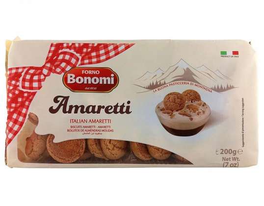 BONOMI AMARETTI GR.200 LEBENSMITTELBESCHREIBUNG 3196