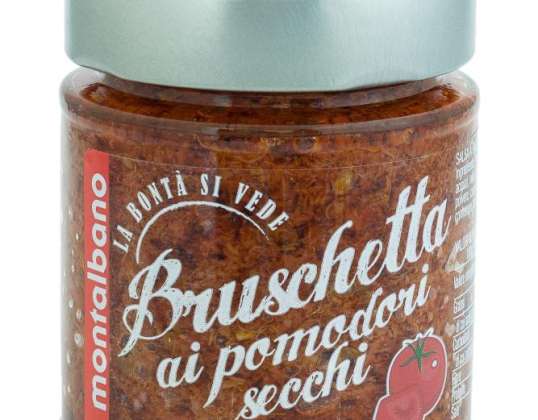 MONTALBANO BRUSCHETTA MIT TOMATEN ML.156 LEBENSMITTELBESCHREIBUNG 3731