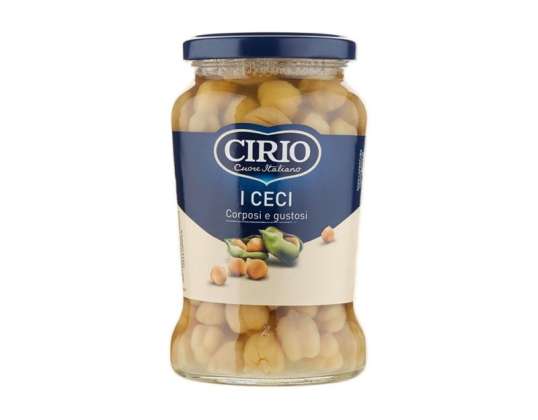 CIRIO CECI GLASVASE GR.370 LEBENSMITTELBESCHREIBUNG 1856