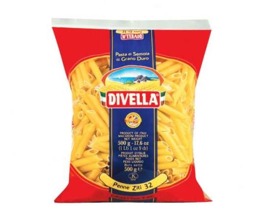 DIVELLA GR.500 PENNE ZITI N°32 LEBENSMITTEL BESCHREIBUNG 2796