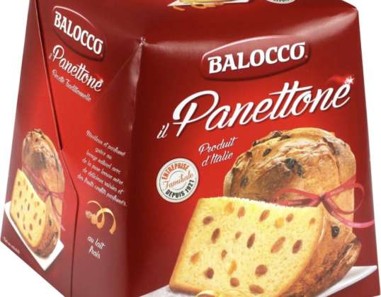 BALOCCO CLASSIQUE PANETTONE KG.1 DESCRIPTION DE L'ALIMENT 2490