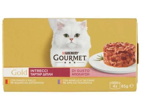 GOURMET INTRECCI RINDFLEISCH/HÄHNCHEN/LAMM GR.45X8 LEBENSMITTELBESCHREIBUNG 3540