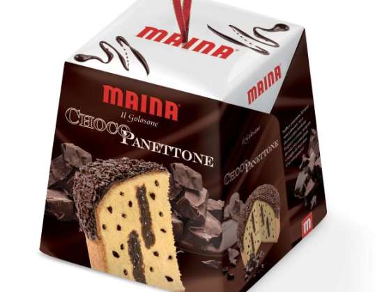 MAINA GOLOSONE PANETTONE CHOCO GR.750 LEBENSMITTEL BESCHREIBUNG 2533