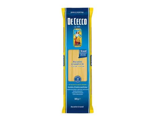 DE CECCO BUCATINI GRANDI N.16 GR.500 LEBENSMITTEL BESCHREIBUNG 2662