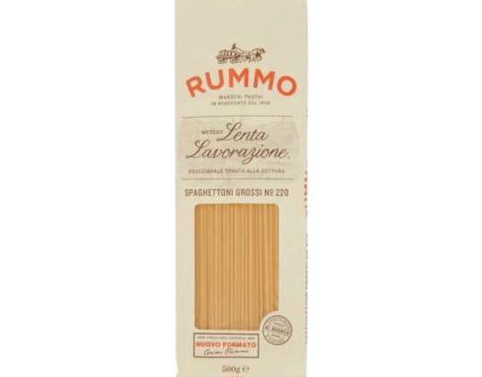 RUMMO SPAGHETTONI GROSSI N°220 GR.500 LEBENSMITTELBESCHREIBUNG 2779