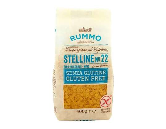 RUMMO GLUTENFREI STELLINE GR.400 N.22 TRADITIONELLE MATRIZE LEBENSMITTEL BESCHREIBUNG 2915