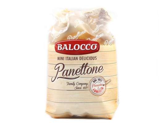 BALOCCO MINI PANETTONE GR.80 FLOW PACK LEBENSMITTEL BESCHREIBUNG 2555