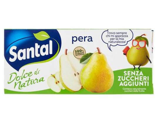 SANTAL ML.200X3 DOLCE NATURA BIRNE OHNE ZUCKERZUSATZ LEBENSMITTEL BESCHREIBUNG 1758