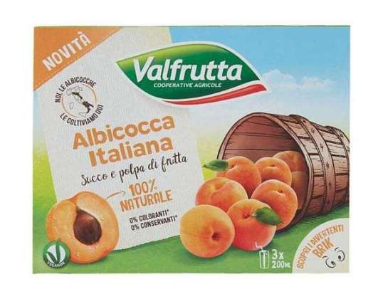 VALFRUTTA ML.200X3 APRIKOSE LEBENSMITTEL BESCHREIBUNG 1767