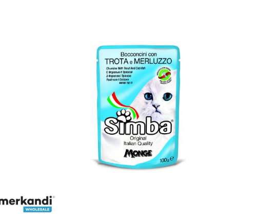 SIMBACAT BEUTEL FORELLE/KABELJAU GR.100 LEBENSMITTELBESCHREIBUNG 3523